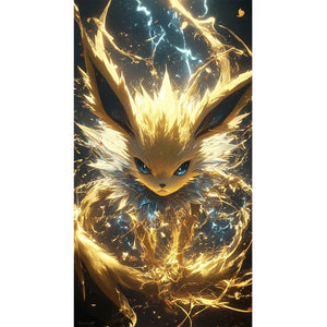 Pokemon-Full Round Diamond Painting-30x55cm