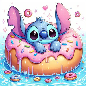Stitch-Full Round Diamond Painting-30x30cm
