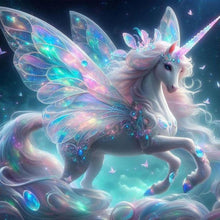 Load image into Gallery viewer, Unicorn-Full Round Diamond Painting-30x30cm
