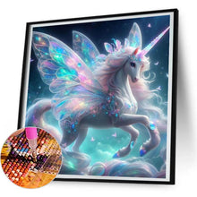 Load image into Gallery viewer, Unicorn-Full Round Diamond Painting-30x30cm
