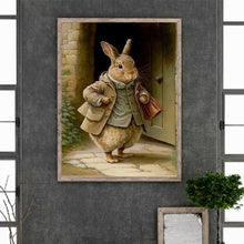 Load image into Gallery viewer, Gentleman Rabbit-Full Round Diamond Painting-30x40cm
