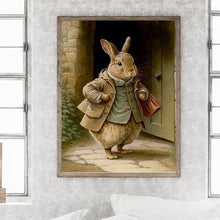 Load image into Gallery viewer, Gentleman Rabbit-Full Round Diamond Painting-30x40cm
