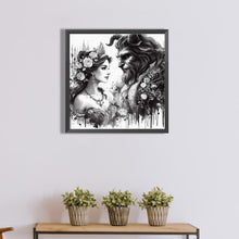 Load image into Gallery viewer, Beauty And The Beast-Full Round Diamond Painting-40x40cm
