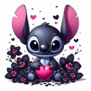 Stitch-Full Round Diamond Painting-30x30cm