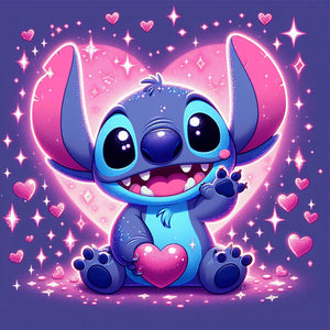 Stitch-Full Round Diamond Painting-30x30cm