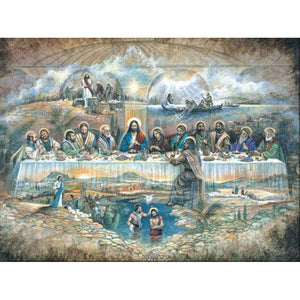 The Story Of Jesus-Full Round Diamond Painting-40x30cm