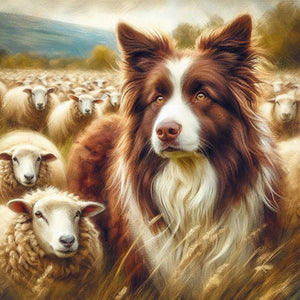 Animal-Full Round Diamond Painting-30x30cm