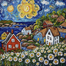 Load image into Gallery viewer, Color House-Full Round Diamond Painting-30x30cm
