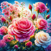 Load image into Gallery viewer, Rose-Full Round Diamond Painting-30x30cm
