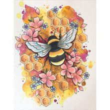 Load image into Gallery viewer, Bee-Full Round Diamond Painting-30x40cm
