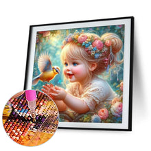 Load image into Gallery viewer, Girl-Full Round Diamond Painting-30x30cm
