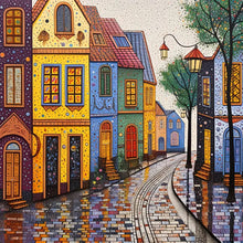 Load image into Gallery viewer, Color House-Full Round Diamond Painting-40x40cm
