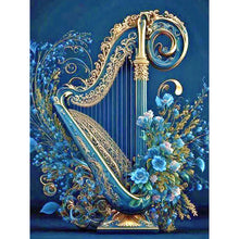 Load image into Gallery viewer, Flowers And Musical Instruments-Full Round Diamond Painting-30x40cm

