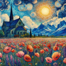 Load image into Gallery viewer, Beautiful Sunrise Scenery-Full Round Diamond Painting-30x30cm
