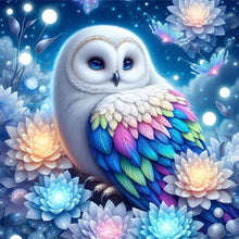 Load image into Gallery viewer, Owl-Full Round Diamond Painting-30x30cm
