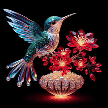 Load image into Gallery viewer, Bird-Full Round Diamond Painting-30x30cm
