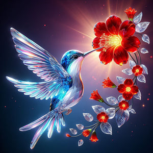 Bird-Full Round Diamond Painting-30x30cm