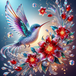 Bird-Full Round Diamond Painting-30x30cm