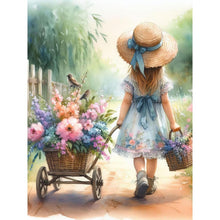 Load image into Gallery viewer, Flowers-Full Round Diamond Painting-30x40cm
