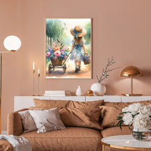 Load image into Gallery viewer, Flowers-Full Round Diamond Painting-30x40cm
