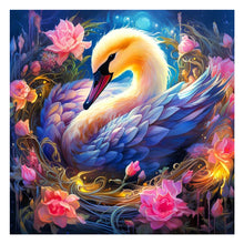 Load image into Gallery viewer, Polar Bear And Flowers-Full Round Diamond Painting-40x40cm
