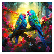 Load image into Gallery viewer, Polar Bear And Flowers-Full Round Diamond Painting-40x40cm
