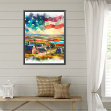 Load image into Gallery viewer, Independence Day-Full Round Diamond Painting-40x50cm

