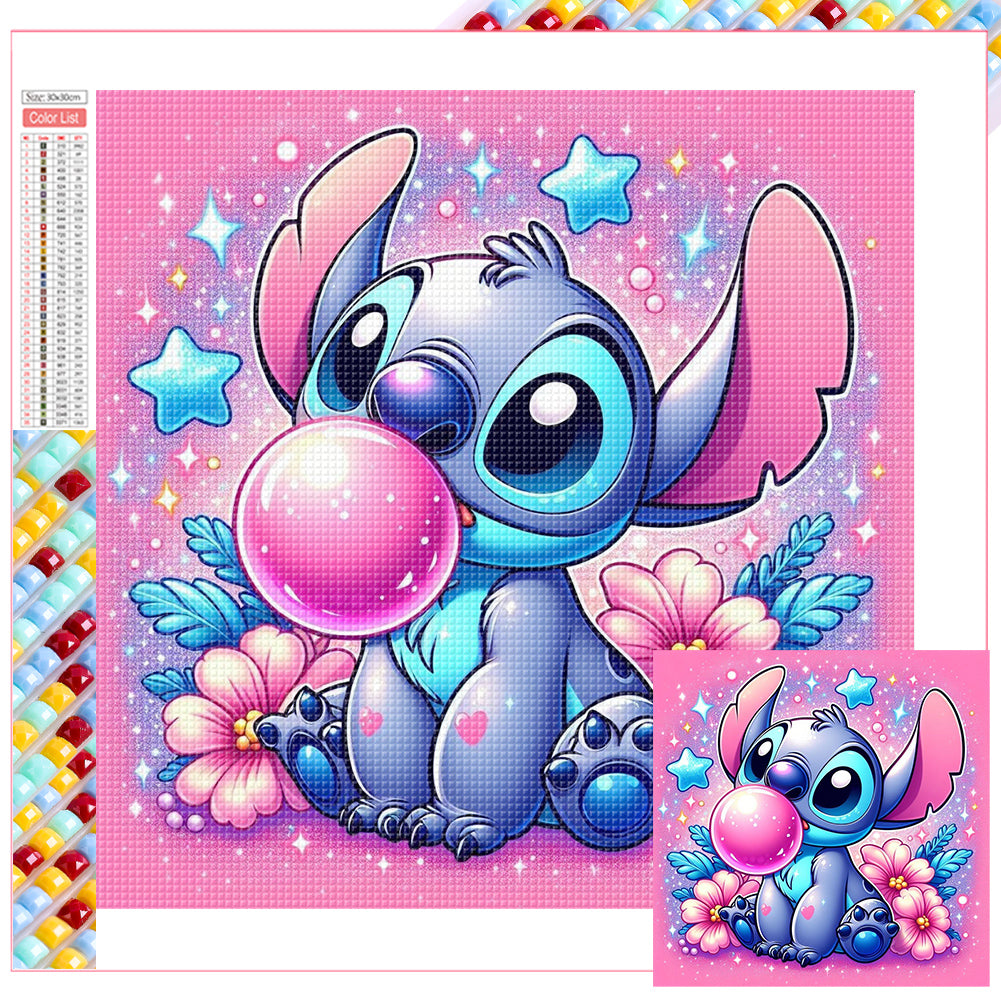 Stitch-Full Square Diamond Painting-30x30cm