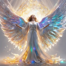 Load image into Gallery viewer, Winged Angel-Full Round Diamond Painting-40x40cm
