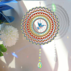 DIY Diamond Painting Double Sided 3D Wind Chime Pendant Hanging Kit