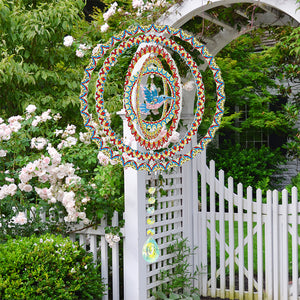 DIY Diamond Painting Double Sided 3D Wind Chime Pendant Hanging Kit