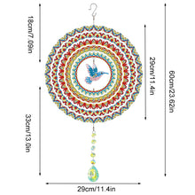 Load image into Gallery viewer, DIY Diamond Painting Double Sided 3D Wind Chime Pendant Hanging Kit
