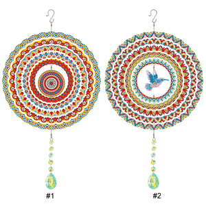 DIY Diamond Painting Double Sided 3D Wind Chime Pendant Hanging Kit