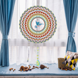 DIY Diamond Painting Double Sided 3D Wind Chime Pendant Hanging Kit