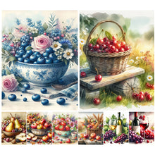Load image into Gallery viewer, Fruit-Full Round Diamond Painting-30x40cm

