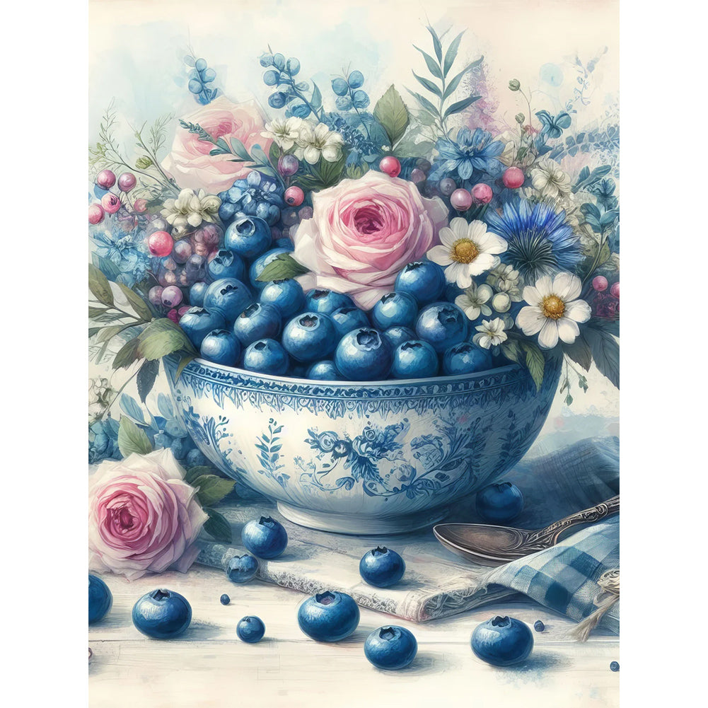 Fruit-Full Round Diamond Painting-30x40cm