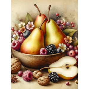 Fruit-Full Round Diamond Painting-30x40cm