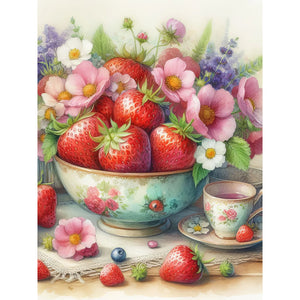 Fruit-Full Round Diamond Painting-30x40cm