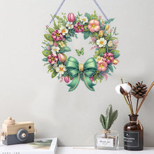 Load image into Gallery viewer, Flower Wreath-Single Side Drill-Diamond Pendant
