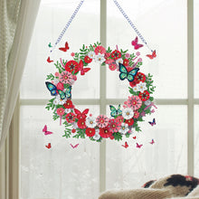 Load image into Gallery viewer, Flower Wreath-Single Side Drill-Diamond Pendant
