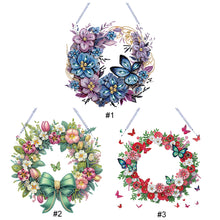 Load image into Gallery viewer, Flower Wreath-Single Side Drill-Diamond Pendant
