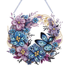 Load image into Gallery viewer, Flower Wreath-Single Side Drill-Diamond Pendant
