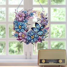 Load image into Gallery viewer, Flower Wreath-Single Side Drill-Diamond Pendant
