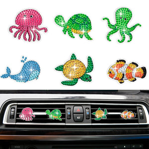 6Pcs/Set Animal-DIY Car Air Vent Clips