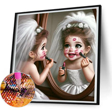 Load image into Gallery viewer, Girl-Full Round Diamond Painting-30x30cm
