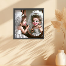 Load image into Gallery viewer, Girl-Full Round Diamond Painting-30x30cm
