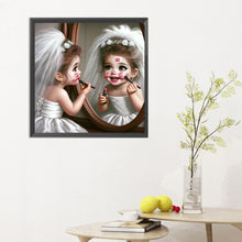 Load image into Gallery viewer, Girl-Full Round Diamond Painting-30x30cm
