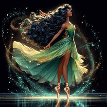 Load image into Gallery viewer, Dancing Princesse-Full Round Diamond Painting-40x40cm
