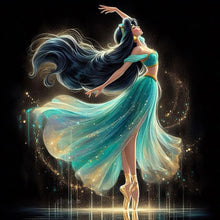 Load image into Gallery viewer, Dancing Princesse-Full Round Diamond Painting-40x40cm
