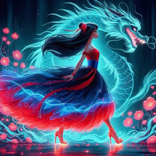Load image into Gallery viewer, Dancing Princesse-Full Round Diamond Painting-40x40cm

